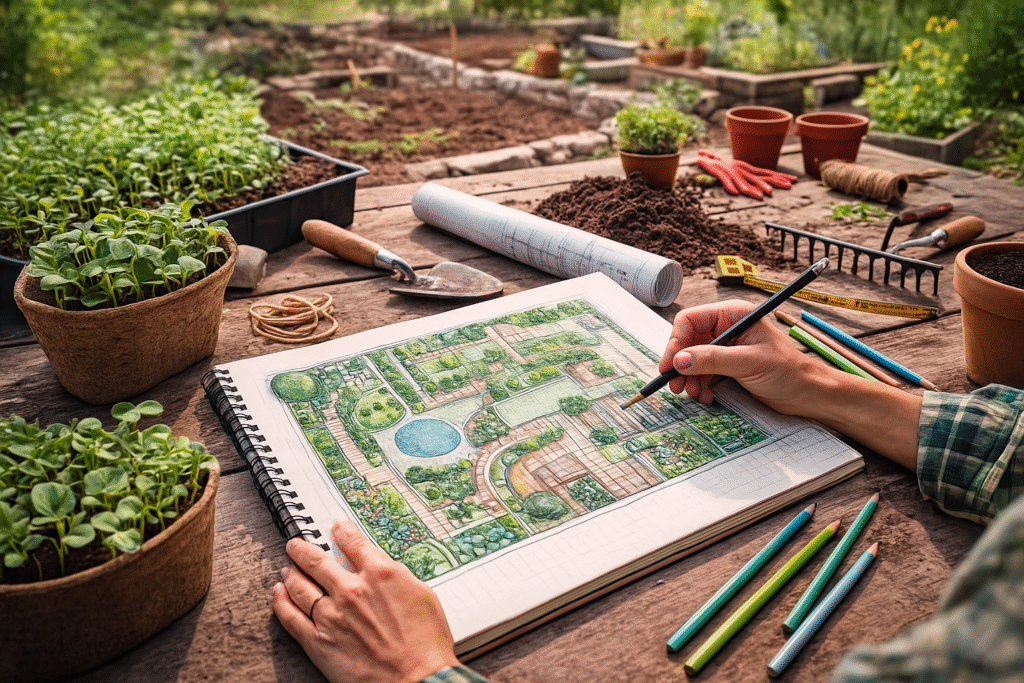 Jak zaplanować ogród od zera