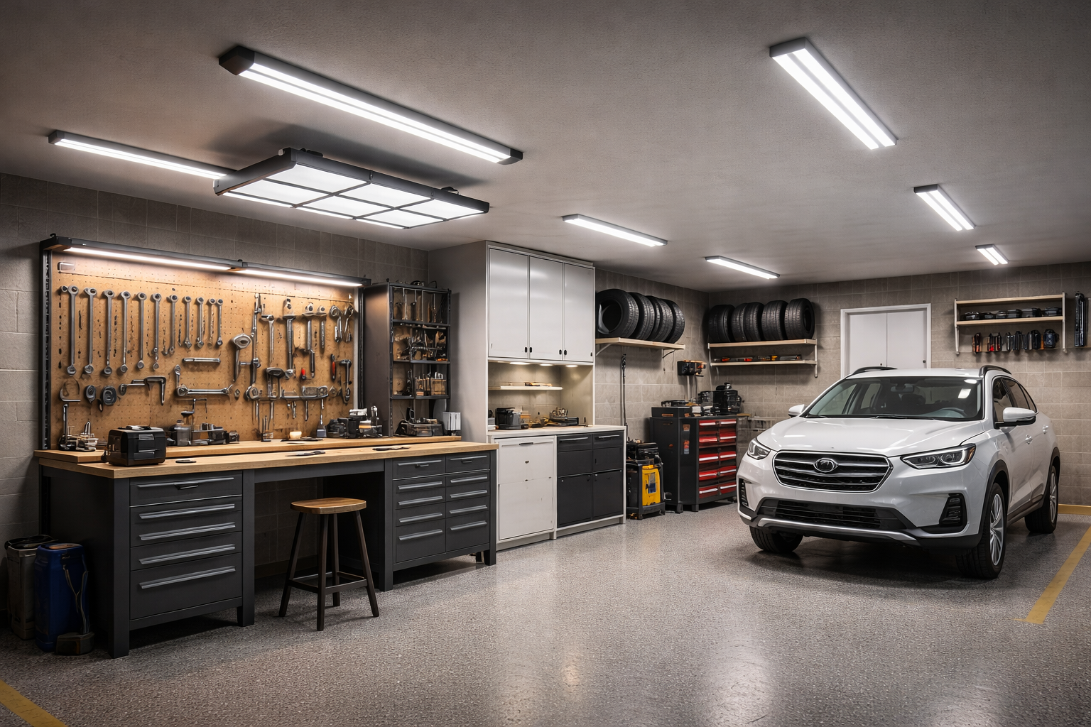 Nowoczesne oświetlenie warsztatu i garażu: Jakie rozwiązania zapewnią najlepszą widoczność?